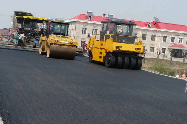 重庆微电园道路沥青施工